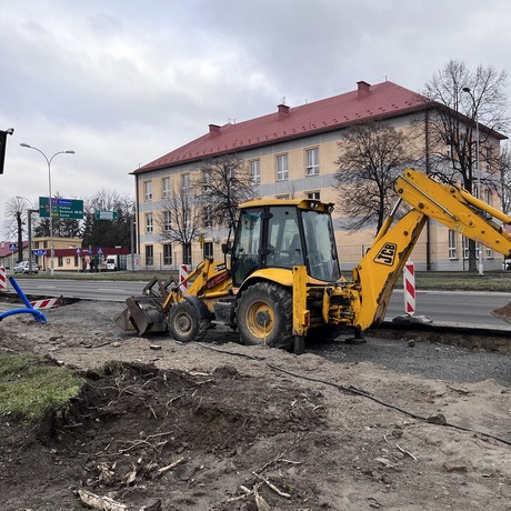 Rozbudowa skrzyżowania ul. Lwowskiej i ul. Mieszka I [luty 2023] - fot 11